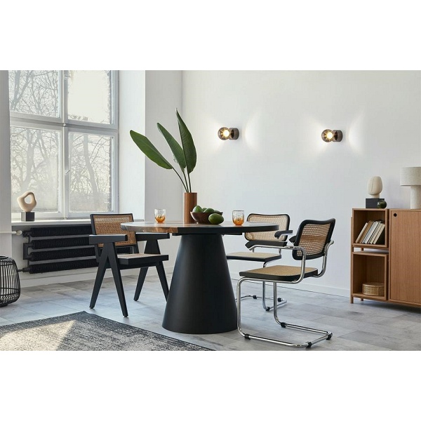 Lampa ścienna EOS czarny chrom - Moosee